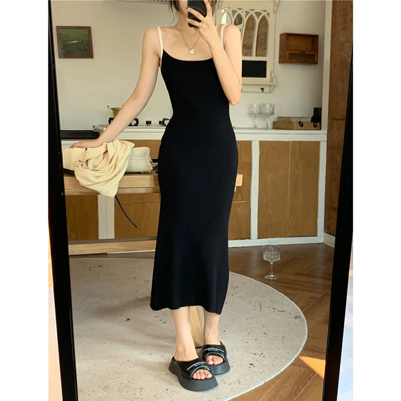 Sexy Slim Maxi Knitting Dress Women Summer 2023 Sleeveless Backless Elegant Party Club Sundress Birthday Beach Evening Dresses
Sexy Slim Maxi Knitting Dress Women Summer 2023 Sleeveless Backless Elegant Party Club Sundress Birthday Beach Evening Dresses