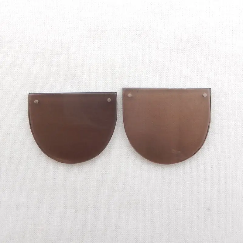 2Pcs Semiprecious Stones Jewelry Smoky Quartz DIY Jewelry Double Holes Pendant Beads 34x27x3mm 35x30x3mm 14g
2Pcs Semiprecious Stones Jewelry Smoky Quartz DIY Jewelry Double Holes Pendant Beads 34x27x3mm 35x30x3mm 14g