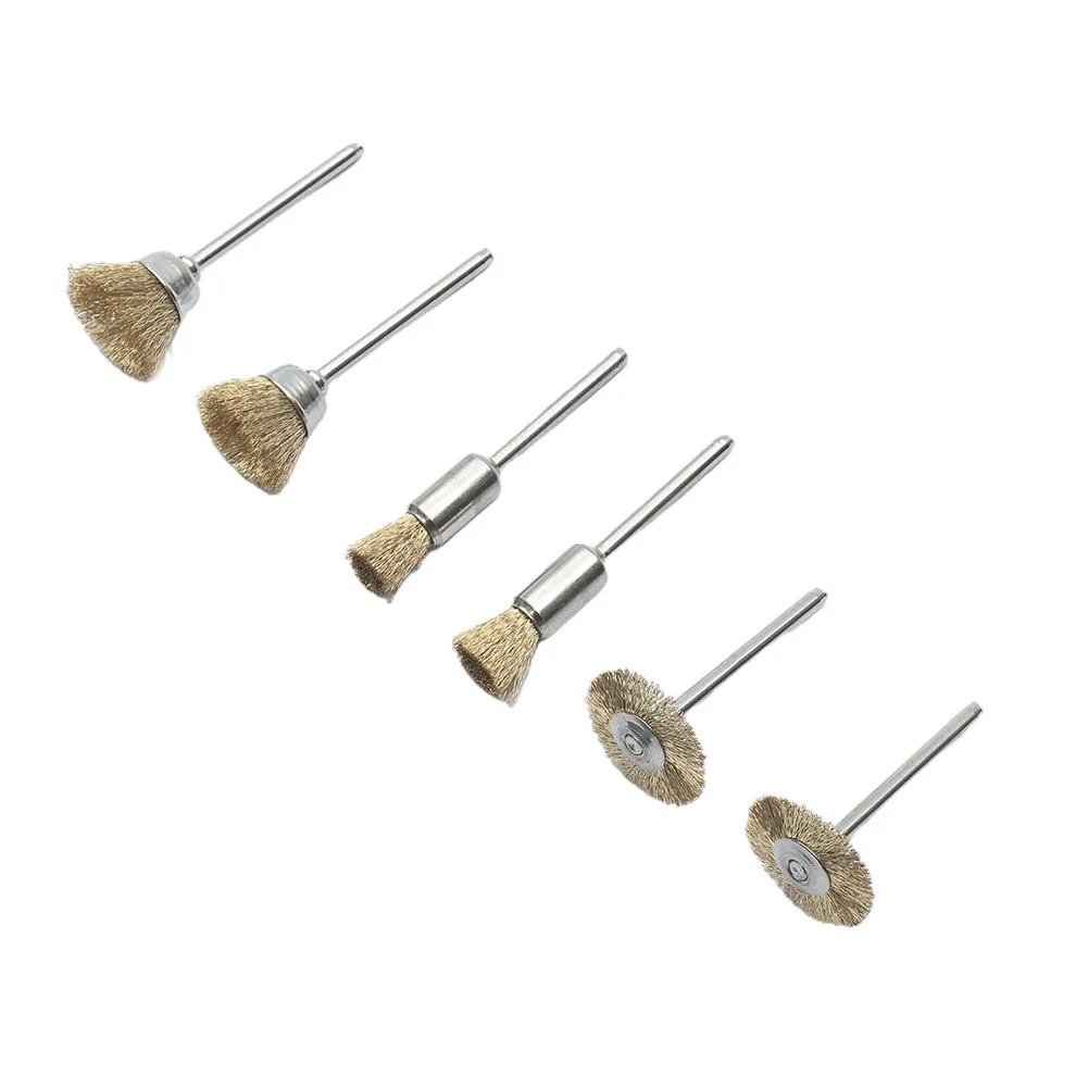 6pcs/Set Wire Wheel Brush Steel Wire Brushes Kit Bowl Type 15mm Straight Type 8mm T Type 22mm Brush Accessories
6pcs/Set Wire Wheel Brush Steel Wire Brushes Kit Bowl Type 15mm Straight Type 8mm T Type 22mm Brush Accessories