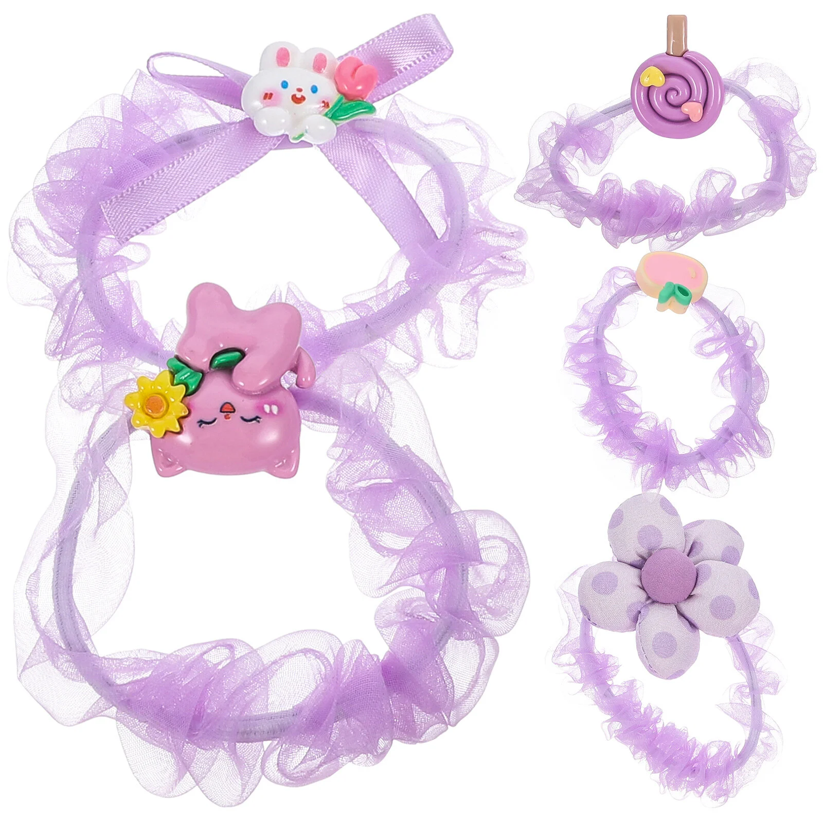 5 Pcs Hair Accessory For Girls Elastic Ties Women Cute Ponytail Holders Scrunchies Toddler Accessories Bows Band Headgear
5 Pcs Hair Accessory For Girls Elastic Ties Women Cute Ponytail Holders Scrunchies Toddler Accessories Bows Band Headgear