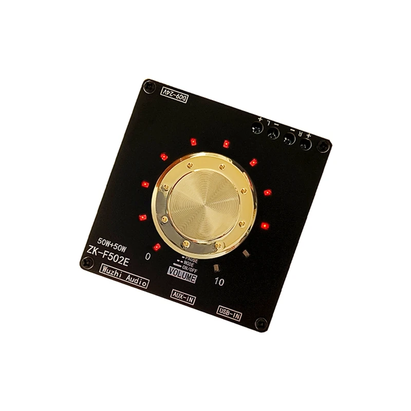 ZK-F502E индикатор громкости Bluetooth аудио усилитель мощности плата модуля LC Filter 2,0 стерео 50 Вт + 50 Вт аудио усилитель
ZK-F502E индикатор громкости Bluetooth аудио усилитель мощности плата модуля LC Filter 2,0 стерео 50 Вт + 50 Вт аудио усилитель