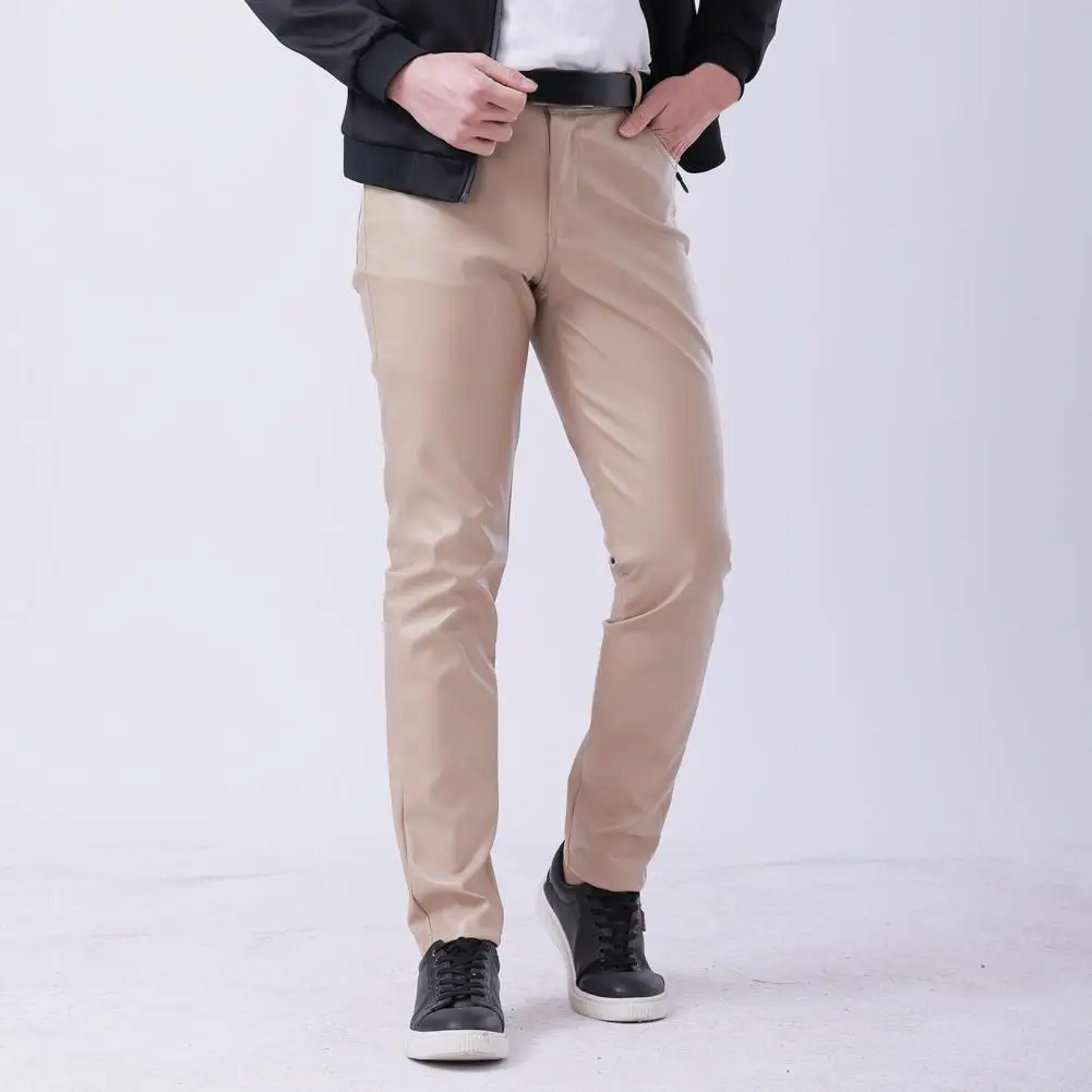 Stylish Pencil Pants Wear Resistant Pants Elastic Casual All Match Faux Leather Trousers All Match
Stylish Pencil Pants Wear Resistant Pants Elastic Casual All Match Faux Leather Trousers All Match