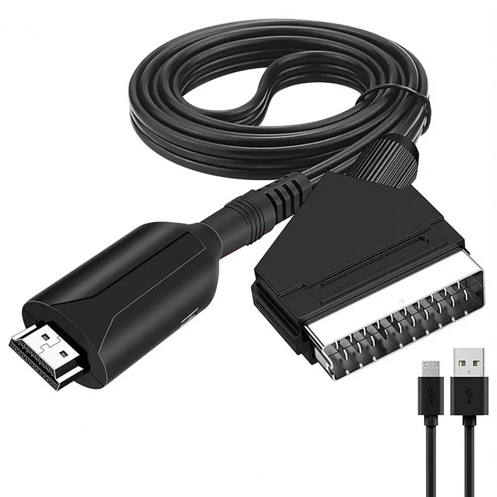 Video Audio Adapter Practical Driver-free Reliable HDMI-compatible to Scart Video Audio Converter Cord for TV Box
Video Audio Adapter Practical Driver-free Reliable HDMI-compatible to Scart Video Audio Converter Cord for TV Box