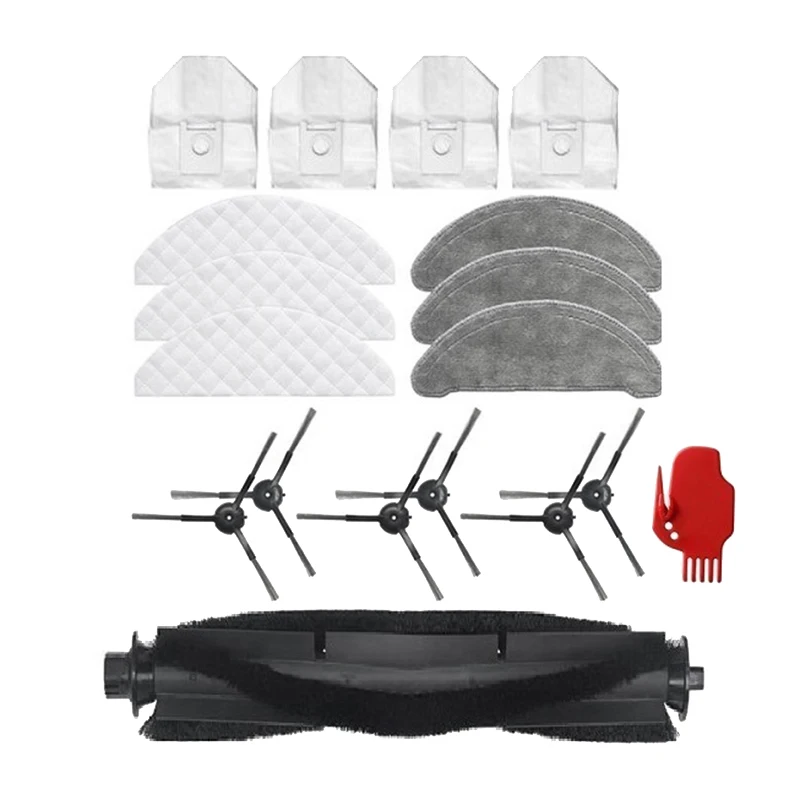 Рулонная основная и боковая щетки, швабры, тканевые мешки для пыли для робота-пылесоса Xiaomi ROIDMI EVE Plus, аксессуары
Рулонная основная и боковая щетки, швабры, тканевые мешки для пыли для робота-пылесоса Xiaomi ROIDMI EVE Plus, аксессуары