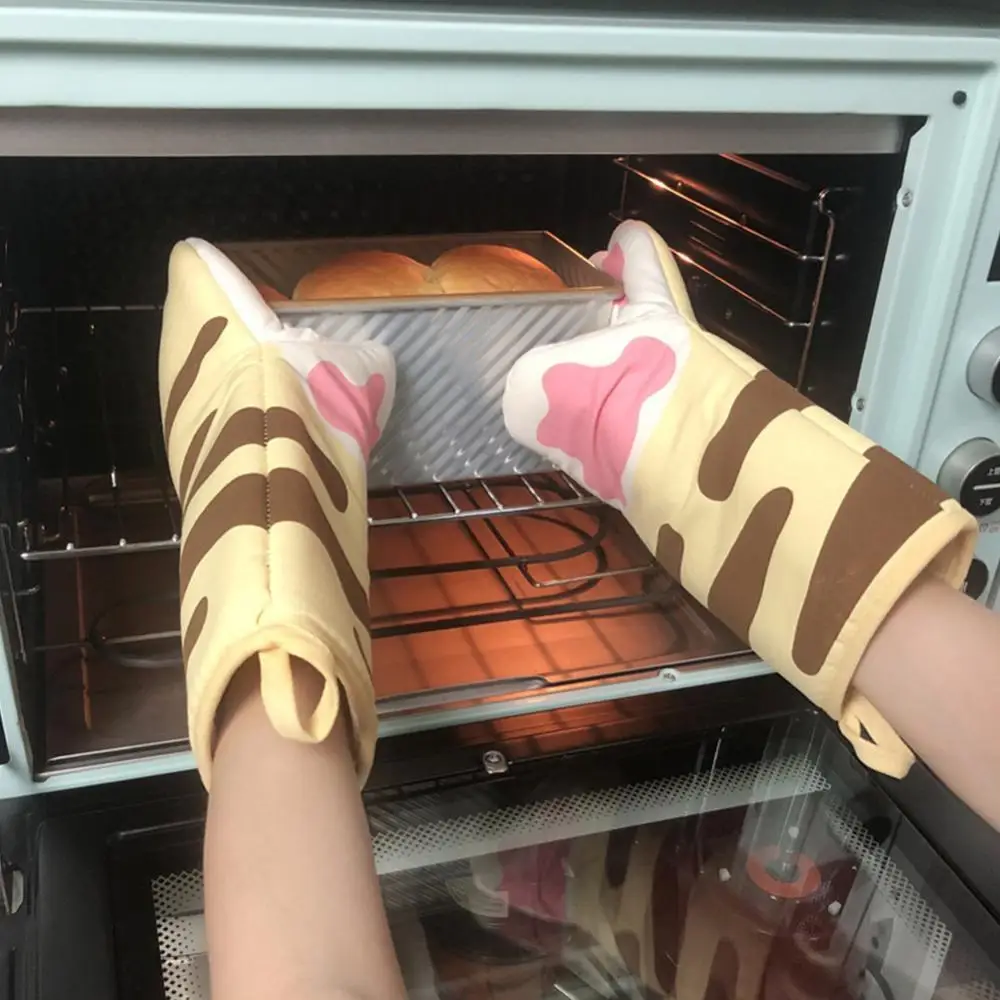 Kitchen Tool Glove Heat Resistant Baking Gloves Microwave Oven Non-slip Cotton Mitten
Kitchen Tool Glove Heat Resistant Baking Gloves Microwave Oven Non-slip Cotton Mitten