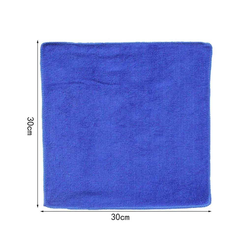 

Kitchen Towel Cleaning Towel Superfine Fiber Wash 30 * 30cm Auto Blue Car Cleaning Tool Home Offices Clean Cloth