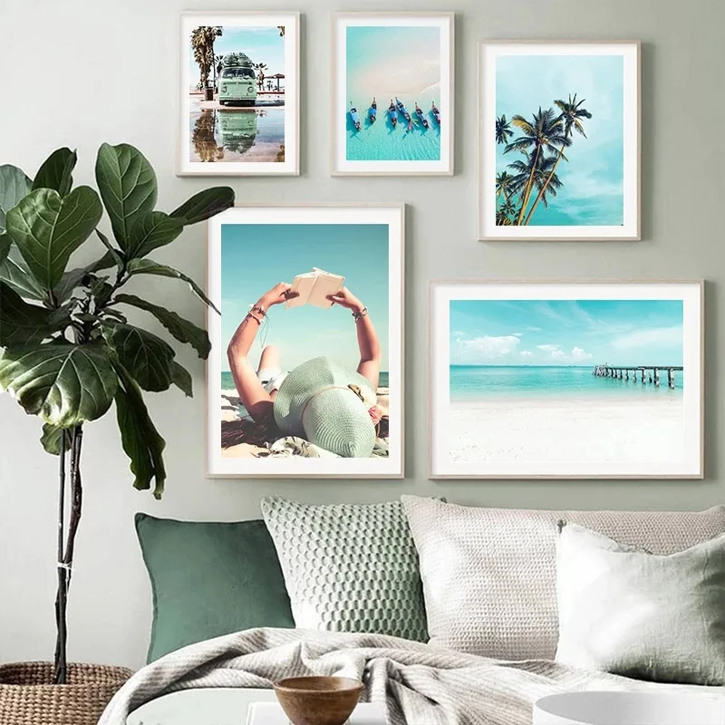 Boat Ocean Waves Overhead Picture Nature Scandinavian Poster Sandy Beach Bus Wall Art Canvas Painting Living Room Decoration
Boat Ocean Waves Overhead Picture Nature Scandinavian Poster Sandy Beach Bus Wall Art Canvas Painting Living Room Decoration