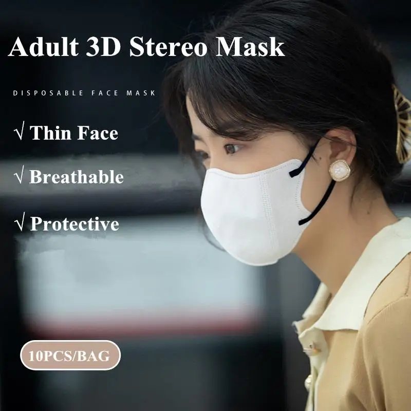 50-100PCS Adult 3D Stereo Face Masks Protective 3-layer Meltblown Fabric Filter 95% Mouth Cover Masques Breathable Mascarillas
50-100PCS Adult 3D Stereo Face Masks Protective 3-layer Meltblown Fabric Filter 95% Mouth Cover Masques Breathable Mascarillas