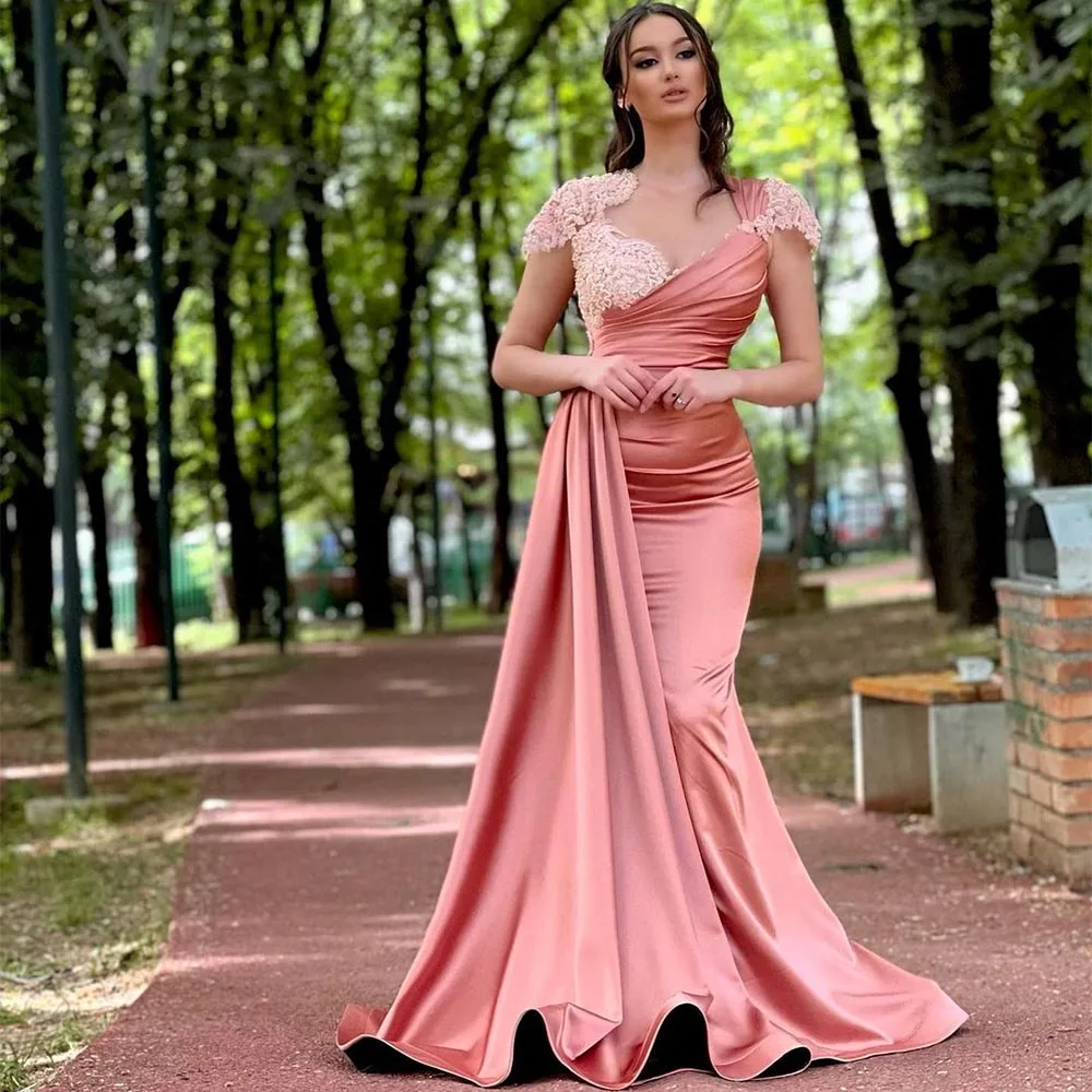 Женское атласное платье-Русалка Xijun, вечернее платье с кружевной аппликацией и бисером для выпускного вечера, официальное платье Саудовской Аравии, 2022
Женское атласное платье-Русалка Xijun, вечернее платье с кружевной аппликацией и бисером для выпускного вечера, официальное платье Саудовской Аравии, 2022