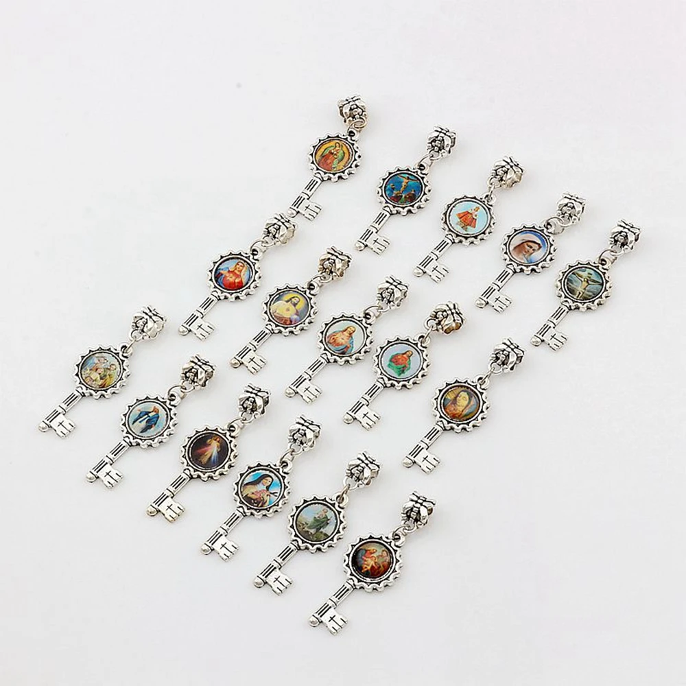 50Pcs Jesus Christ Icon Key Dangle Charms Pendants For Jewelry Making Findings 14.8x44mm
50Pcs Jesus Christ Icon Key Dangle Charms Pendants For Jewelry Making Findings 14.8x44mm