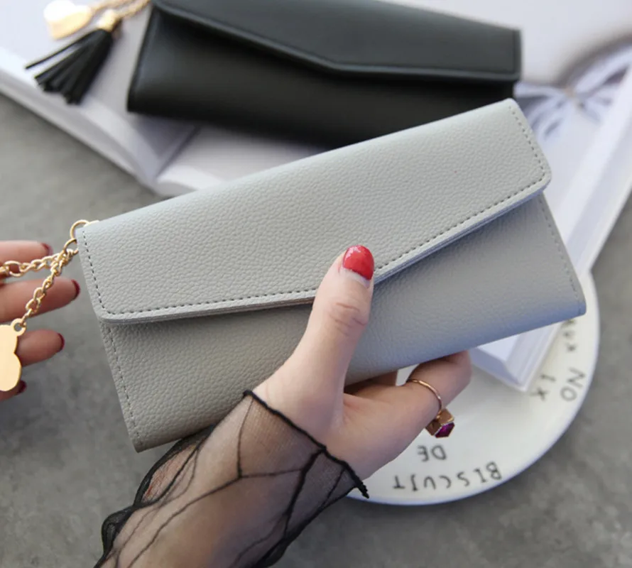 2021 Fashion Women Wallets Elegant Clutch Bag Long Wallets For Ladies Coin Purse Pocket Card Holder Soild Tassel Wallets
2021 Fashion Women Wallets Elegant Clutch Bag Long Wallets For Ladies Coin Purse Pocket Card Holder Soild Tassel Wallets