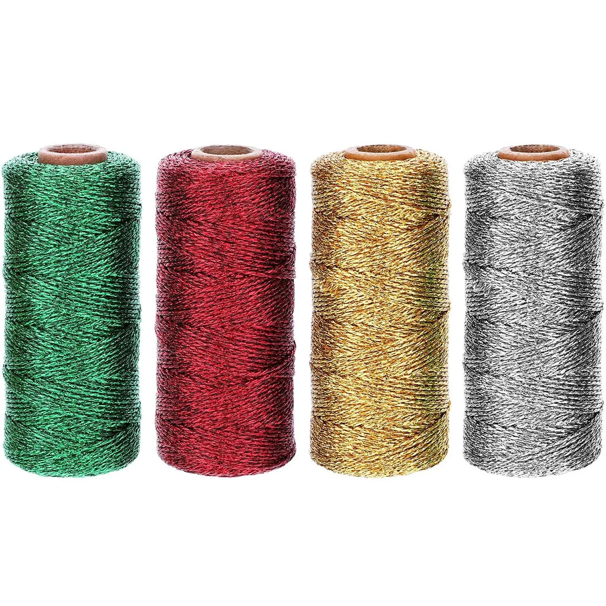 

1.5mm100M Tag Ropes Golden Silver Gift Box Wrapping Macrame Cord For Photos Wedding Christmas Cords Decoration corde Accessories