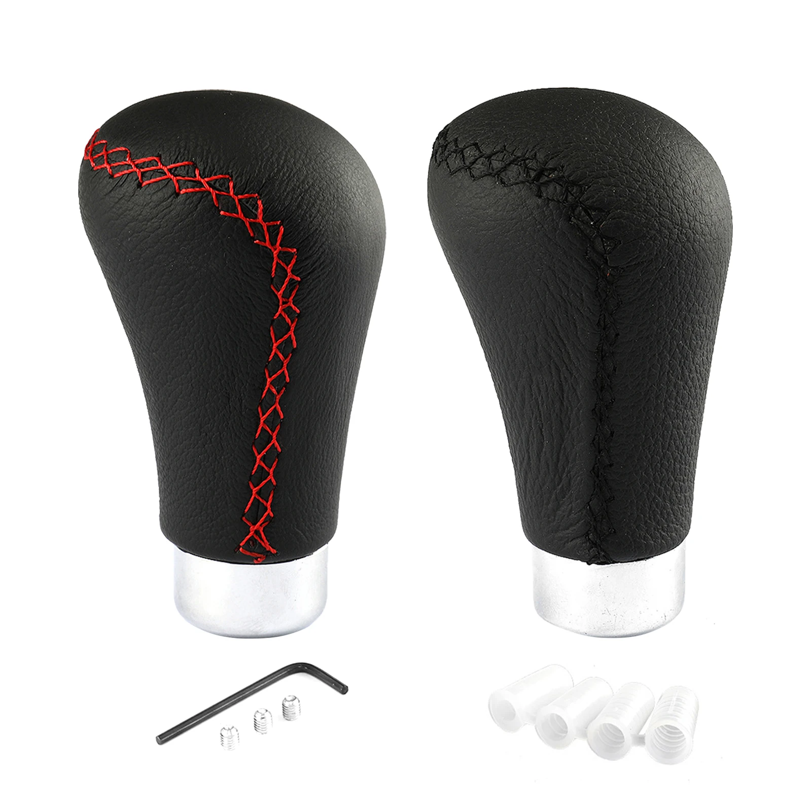 Leather Stick Shift Knob Type R Leather Gear Shifter Universal Shift Grip Knob Head Fit Most Manual Auto Transmissions
Leather Stick Shift Knob Type R Leather Gear Shifter Universal Shift Grip Knob Head Fit Most Manual Auto Transmissions
