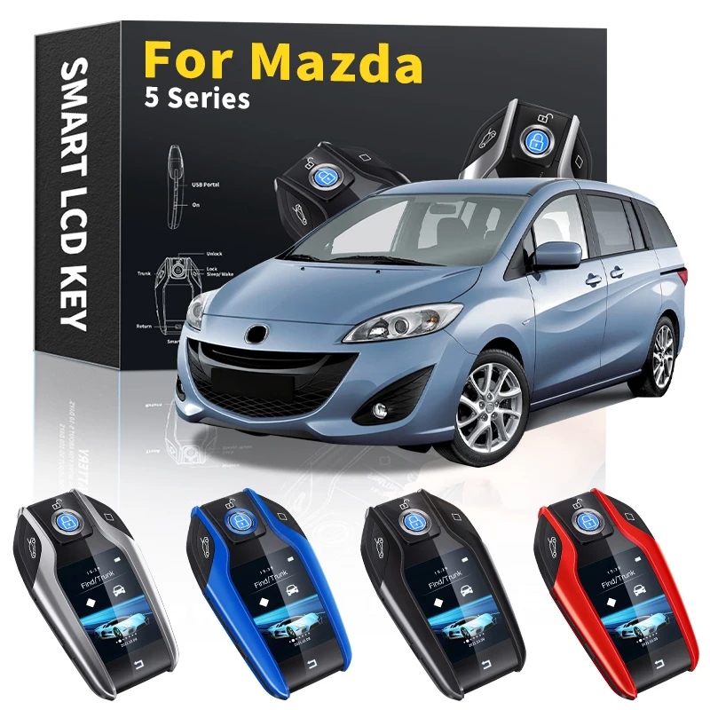 Брелок для ключа Mazda CAROL 5 Series 2000-2021, новый автомобильный смарт-пульт дистанционного управления, ЖК-дисплей, сенсорный экран, смарт-ключ
Брелок для ключа Mazda CAROL 5 Series 2000-2021, новый автомобильный смарт-пульт дистанционного управления, ЖК-дисплей, сенсорный экран, смарт-ключ