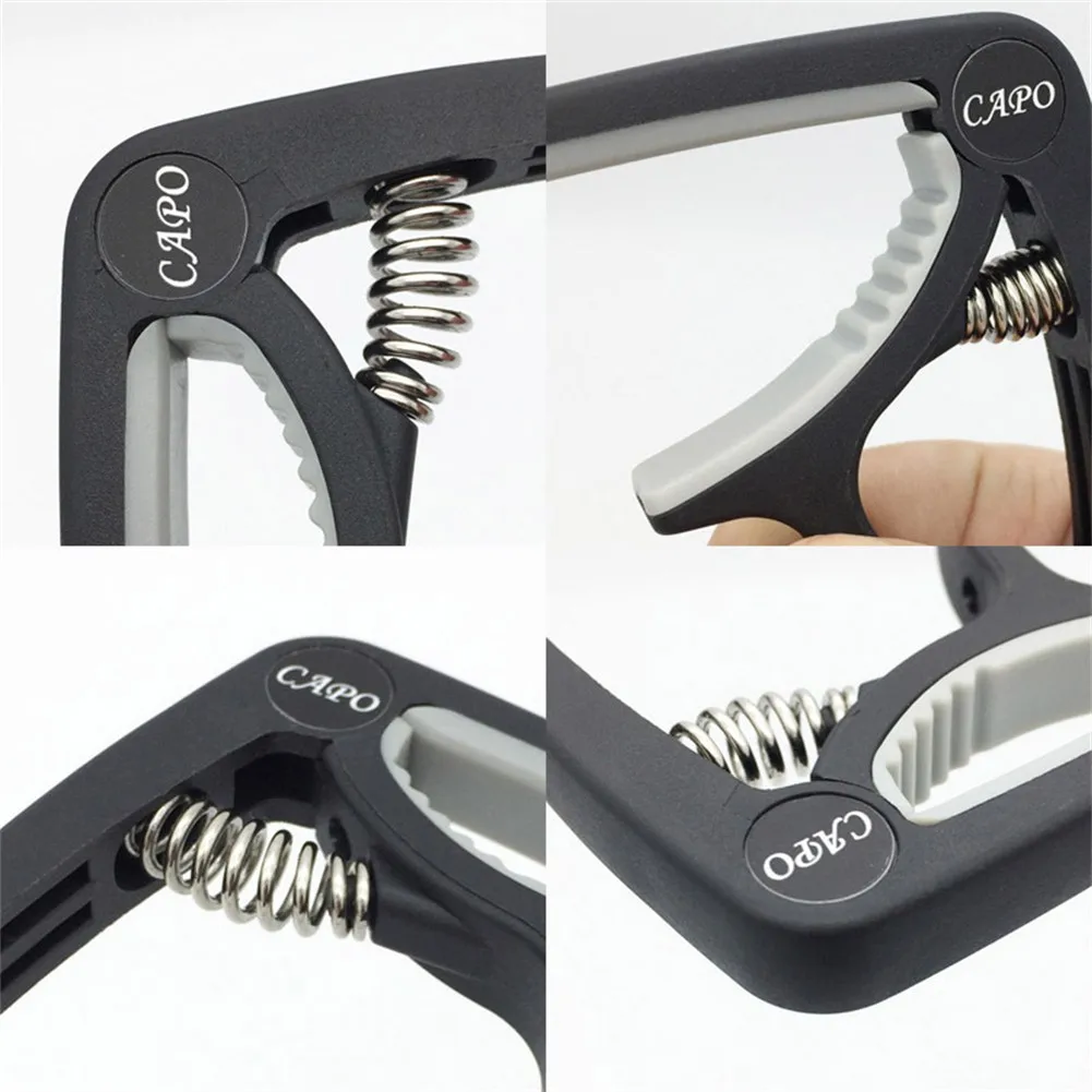 Capo Guitar Capo Clamps For 6 String Acoustic Electric Guitars Guitar Plastic Tuning Accessories Practical Useful
Capo Guitar Capo Clamps For 6 String Acoustic Electric Guitars Guitar Plastic Tuning Accessories Practical Useful