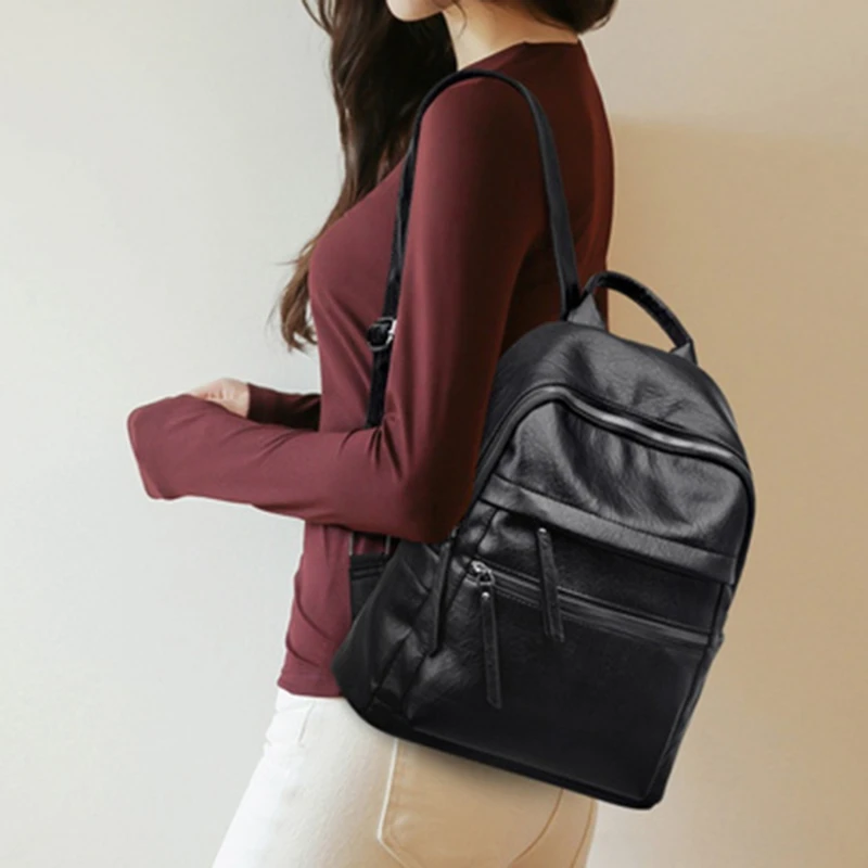 Backpacks Students Backpack Large Capacity PU Travel Bag Pure Simple Harajuku Chic Fashion Retro Unisex High Street New
Backpacks Students Backpack Large Capacity PU Travel Bag Pure Simple Harajuku Chic Fashion Retro Unisex High Street New