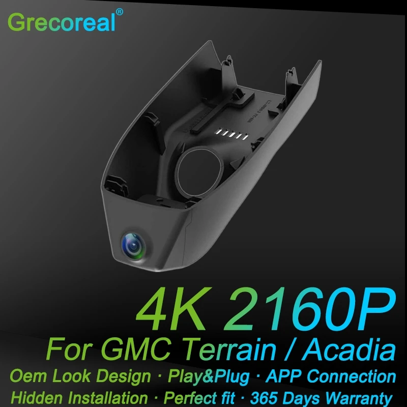 Grecoreal Dash Cam 4K 2K Car Front Camera Wifi Dual Dashcam Plug Play Car Dvr for GMC Terrain Acadia 2022 2021 2020 2019 2018
Grecoreal Dash Cam 4K 2K Car Front Camera Wifi Dual Dashcam Plug Play Car Dvr for GMC Terrain Acadia 2022 2021 2020 2019 2018