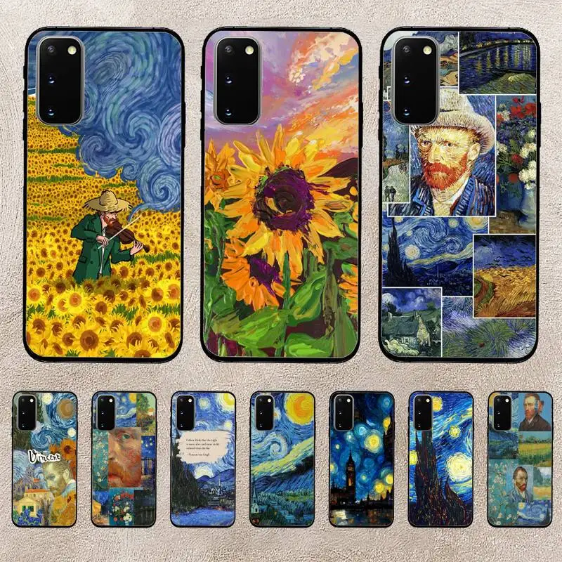 

Van Gogh Monet Oil Painting Phone Case For Huawei Honor V30 50 60 70 Pro 9lite 9xpro Cover Coque Funda