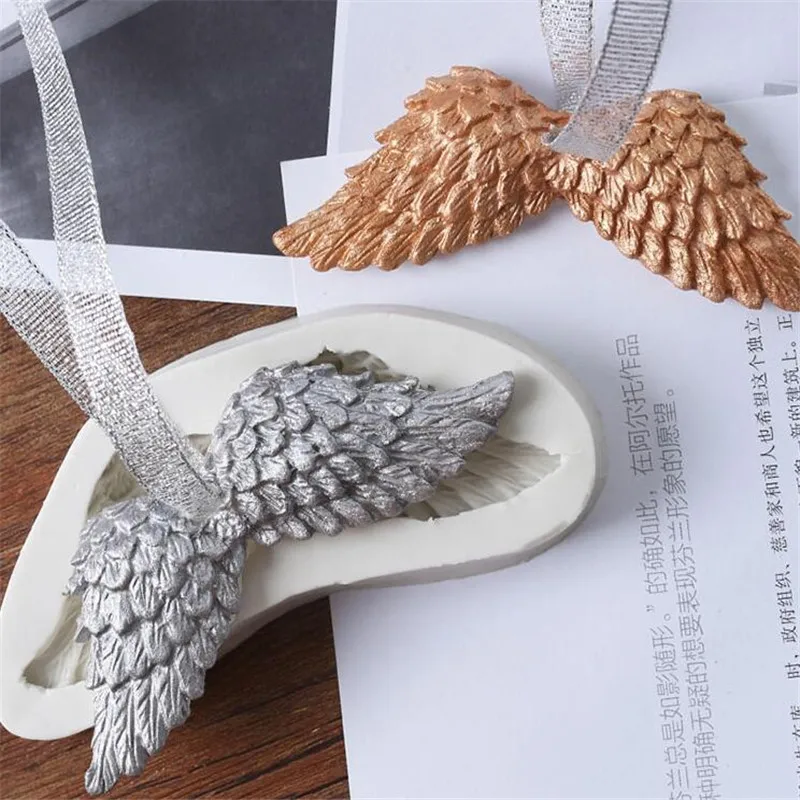 Angel Wings Shaped Fondant Silicone Mold Kitchen DIY Cake Baking Decoration Dessert Chocolate Mould Plaster Clay Plasticine Tool
Angel Wings Shaped Fondant Silicone Mold Kitchen DIY Cake Baking Decoration Dessert Chocolate Mould Plaster Clay Plasticine Tool