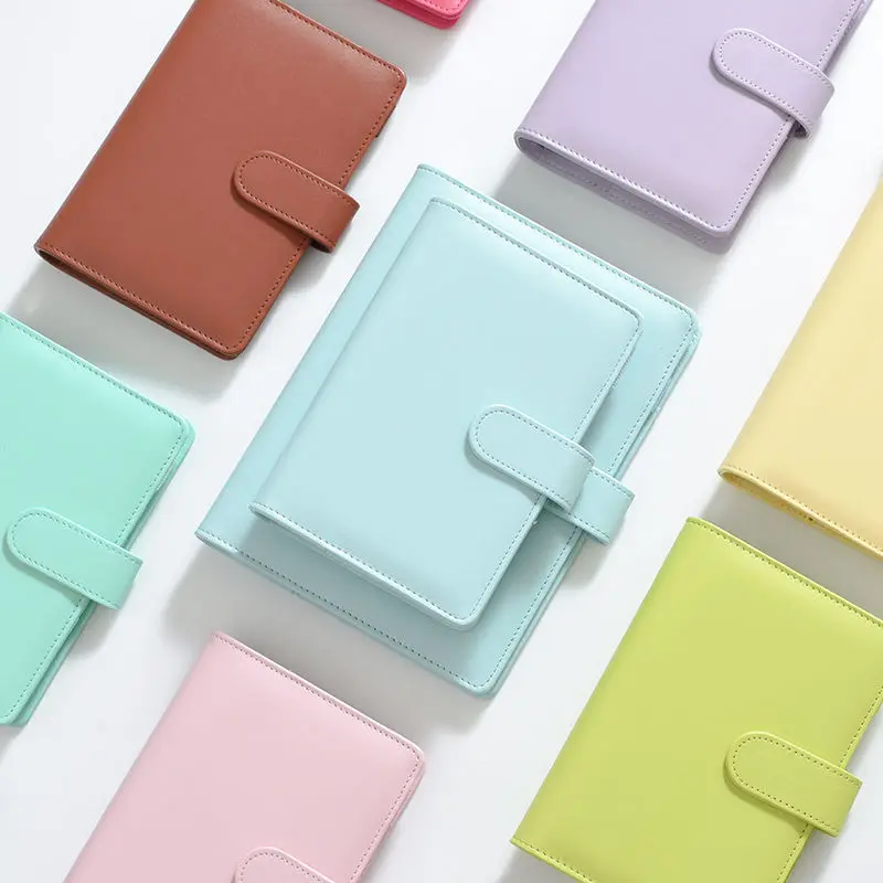 PU cover macaron color a6 loose-leaf notebook sub ins wind a5 notepad simple college student cute girl heart small fresh
PU cover macaron color a6 loose-leaf notebook sub ins wind a5 notepad simple college student cute girl heart small fresh