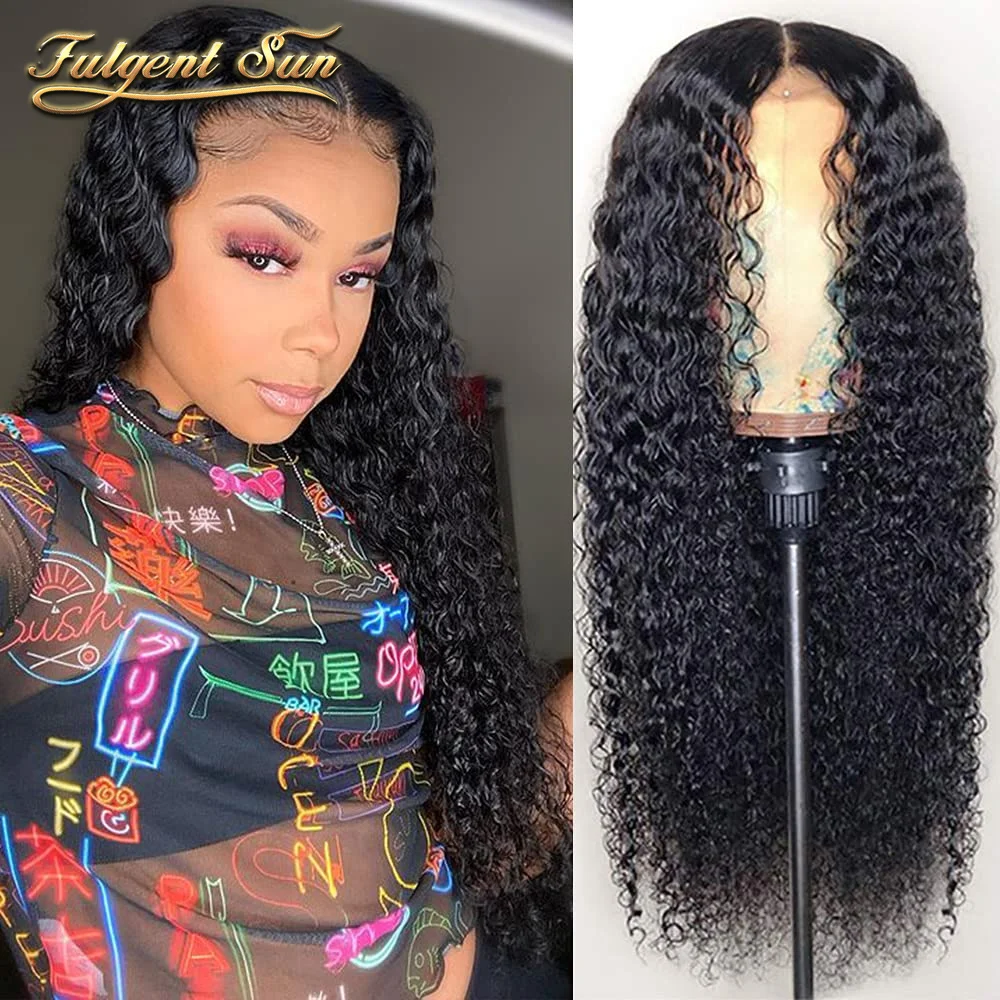 Kinky Curly 4x4 Lace Closure Human Hair Wig For Women Peruvian Human Hair Wig Pre Plucked with Baby Hair Natural Color
Kinky Curly 4x4 Lace Closure Human Hair Wig For Women Peruvian Human Hair Wig Pre Plucked with Baby Hair Natural Color