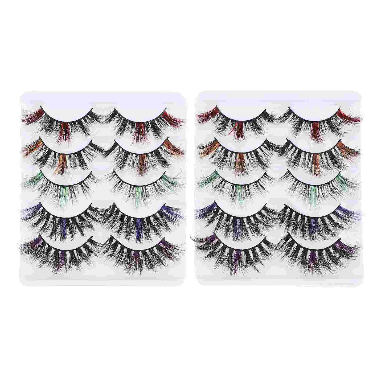2 Sets Colored Lashes Decorative Curly Fake Lashes Colored Eyelashes Makeup Eyelashes Faux Eyelashes for Ladies Girls
2 Sets Colored Lashes Decorative Curly Fake Lashes Colored Eyelashes Makeup Eyelashes Faux Eyelashes for Ladies Girls
