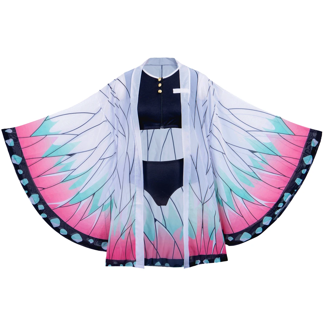 Anime Demon Slayer Kochou Shinobu Cloak Cosplay Kimetsu no Yaiba Kochou Shinobu Cosplay Two Piece V Neck Bathing Suit Swimsuit
Anime Demon Slayer Kochou Shinobu Cloak Cosplay Kimetsu no Yaiba Kochou Shinobu Cosplay Two Piece V Neck Bathing Suit Swimsuit