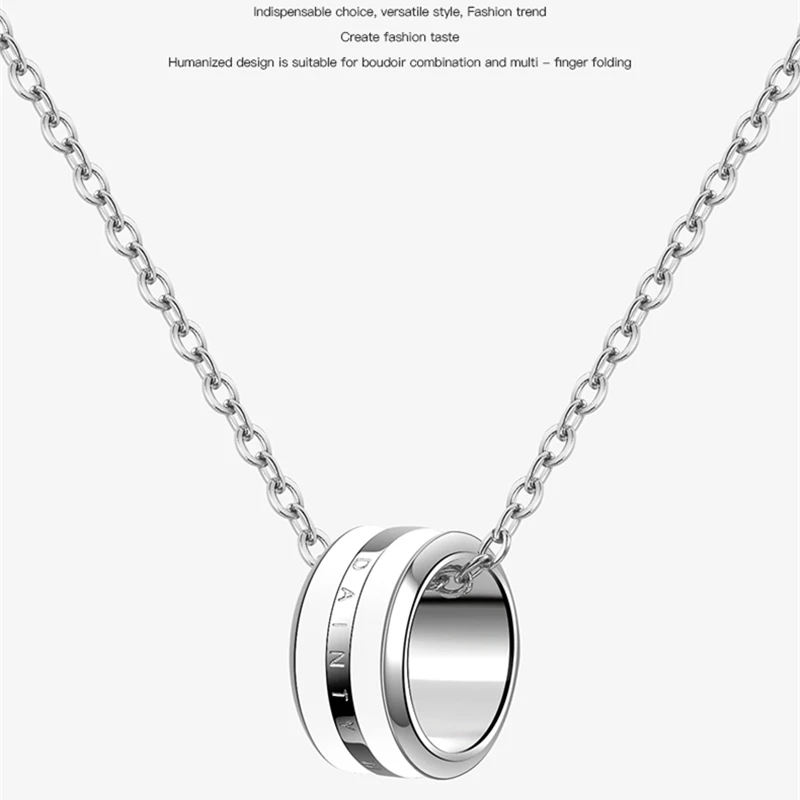 SM New Fashion Titanium Steel Couple Silver Rose Gold Wild Punk Original Dw Necklace Clavicle Chain Female Necklace Jewelry
SM New Fashion Titanium Steel Couple Silver Rose Gold Wild Punk Original Dw Necklace Clavicle Chain Female Necklace Jewelry
