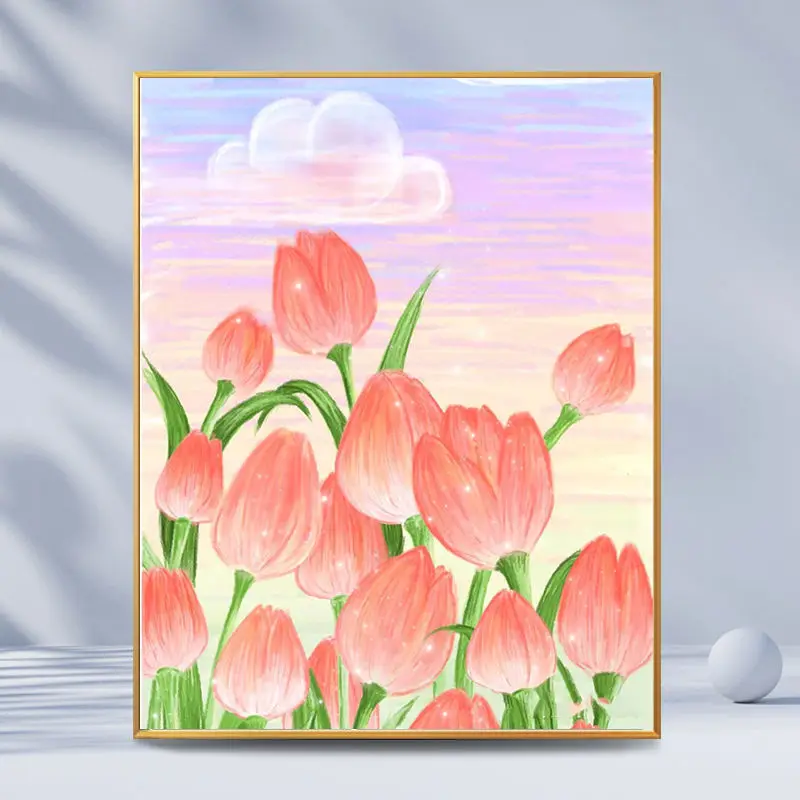 3894Ann-Tulip diy digital oil painting oil painting acrylic flower painting explosion hand-filled landscape painting
3894Ann-Tulip diy digital oil painting oil painting acrylic flower painting explosion hand-filled landscape painting