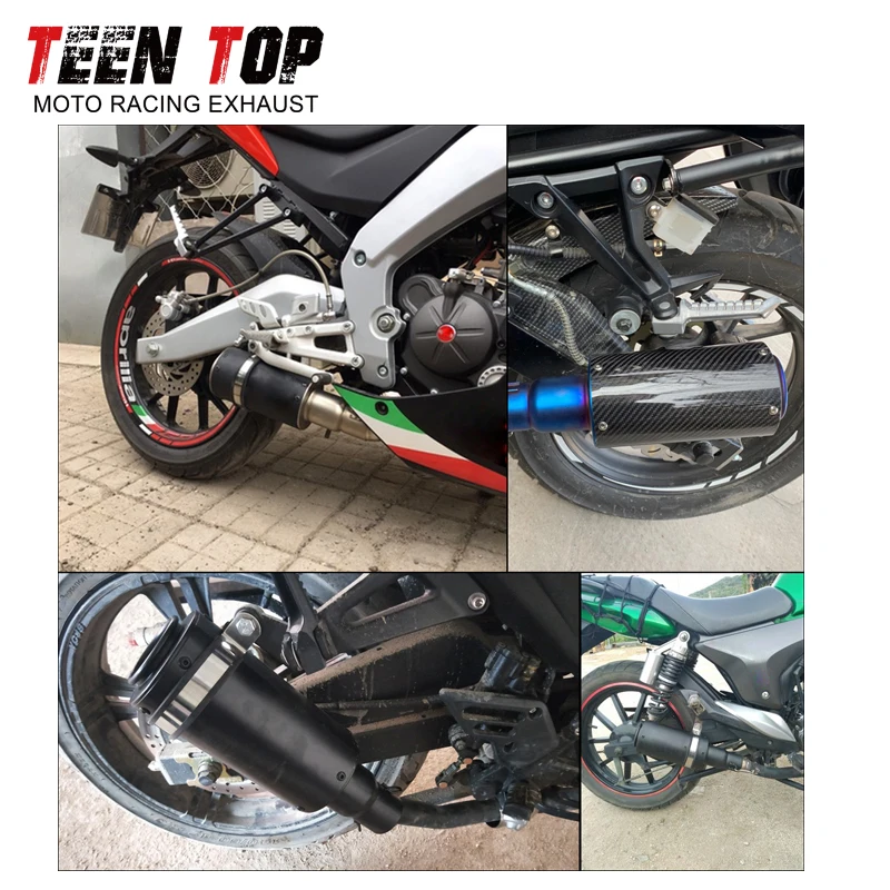 51 мм Φ Nmax125 Nmax155 Exhuast Systems CBR650 Sistemas De Escape TMAX500 MT07 Silencieux Moto | Автомобили и мотоциклы