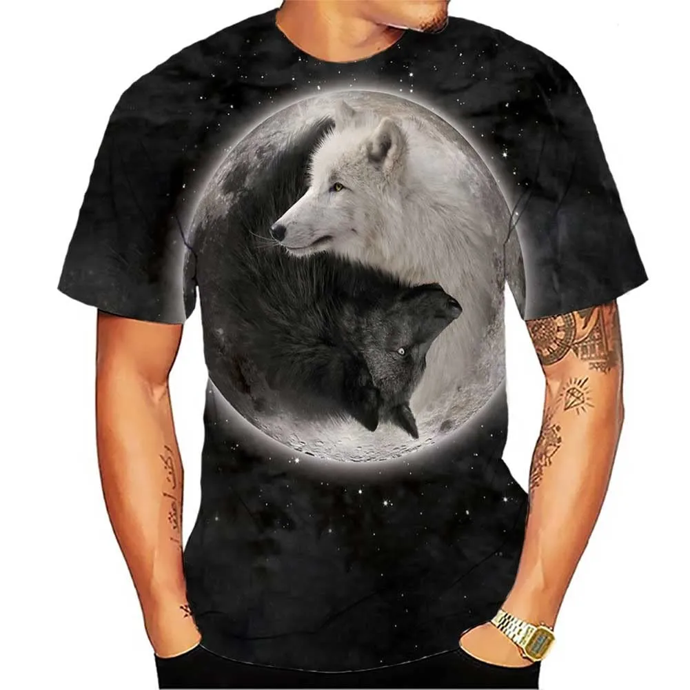 Summer Men Harajuku Vintage Animal 3d Printed T-Shirt Street Personality O Collar Short Sleeve Loose Comfortable Breathable Top
Summer Men Harajuku Vintage Animal 3d Printed T-Shirt Street Personality O Collar Short Sleeve Loose Comfortable Breathable Top