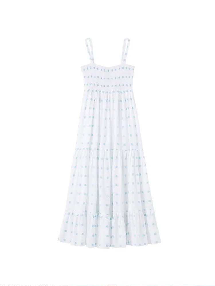 PB&ZA 0881326 Women 2022 summer New Fashion Flower Embroidery midi Dress Vintage suspenders Female Dresses Vestidos 0881/326
PB&ZA 0881326 Women 2022 summer New Fashion Flower Embroidery midi Dress Vintage suspenders Female Dresses Vestidos 0881/326