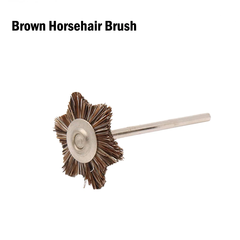 2.35mm Shank Polishing Brush Star Shape Brushes Rotary Tool Polishing Grinding Brown Horsehair/White Wool/Black Bristle Brush
2.35mm Shank Polishing Brush Star Shape Brushes Rotary Tool Polishing Grinding Brown Horsehair/White Wool/Black Bristle Brush