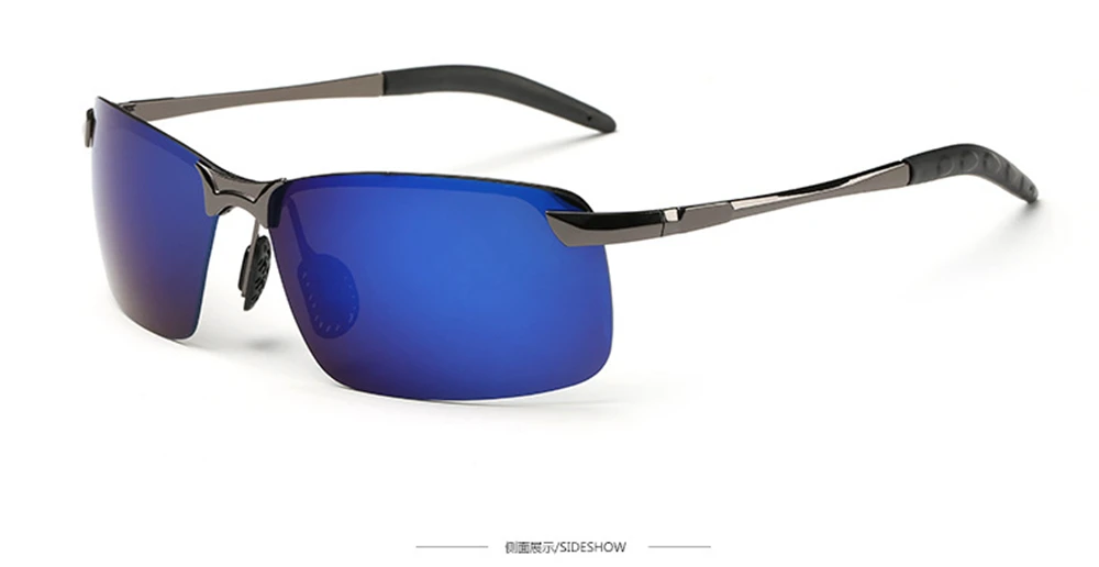 

=CLARA VIDA= Rimless colorful lenses Sports Mens ladies Mirror Polarized Sunglasses Tac Enhanced Polarised Sun glasses UV400