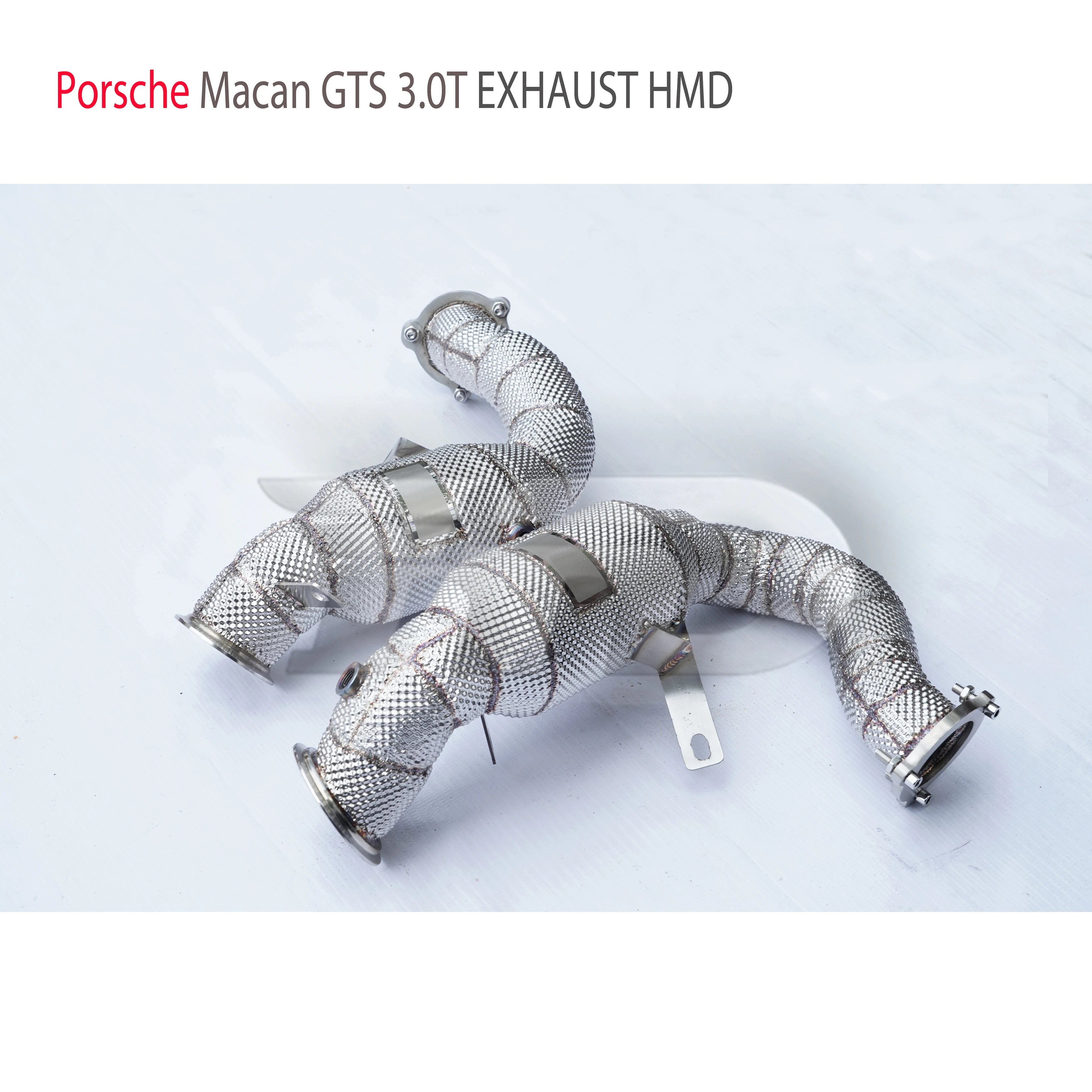 HMD Exhaust System High Flow Performance Downpipe for Porsche Macan GTS 3.0T Car Accessories Converter Header With Catalyst
HMD Exhaust System High Flow Performance Downpipe for Porsche Macan GTS 3.0T Car Accessories Converter Header With Catalyst