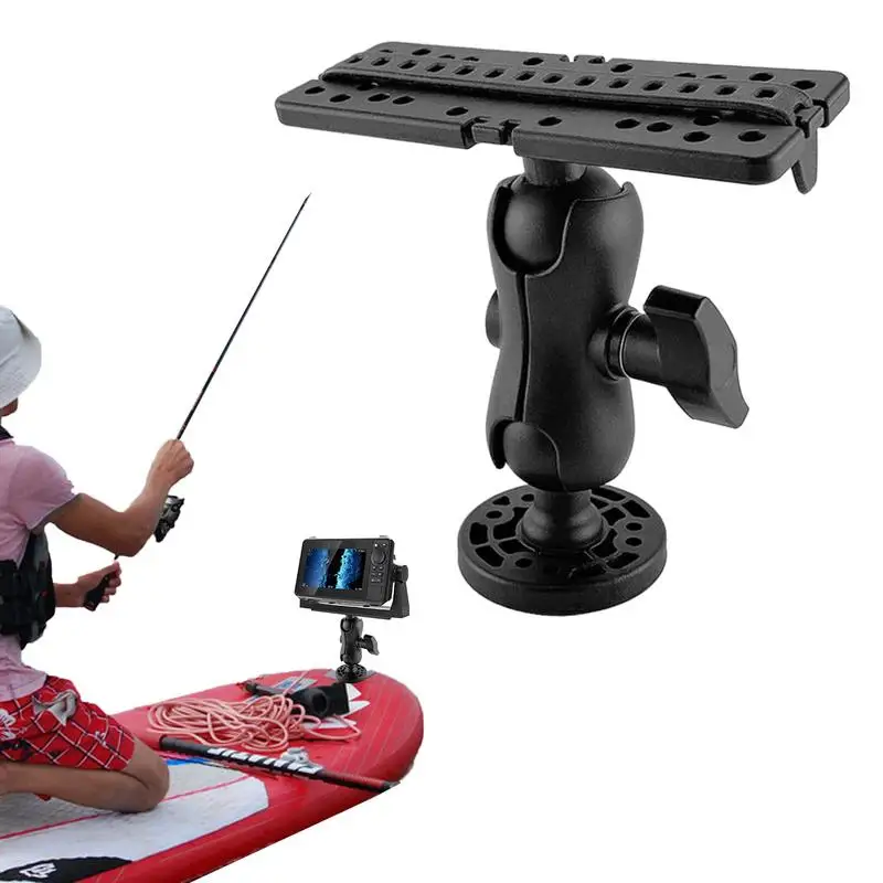 Swivel Fish Finder Mount Base 360 Degree Swivel Electronic Fish Finder Mount Multi-Holes Design Fish Finder Bracket Easy Install 
Swivel Fish Finder Mount Base 360 Degree Swivel Electronic Fish Finder Mount Multi-Holes Design Fish Finder Bracket Easy Install