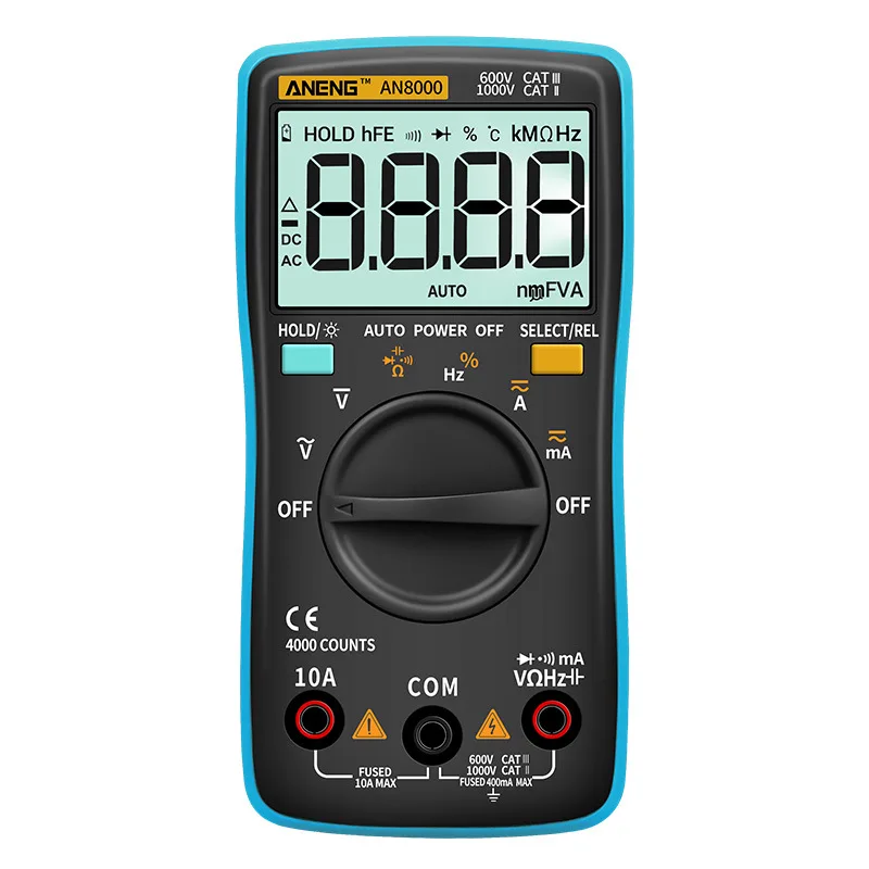 ANENG AN8000 Portable Automatic Range Digital Multimeter Electrical Instrument High Precision Multifunction Multimeter
ANENG AN8000 Portable Automatic Range Digital Multimeter Electrical Instrument High Precision Multifunction Multimeter