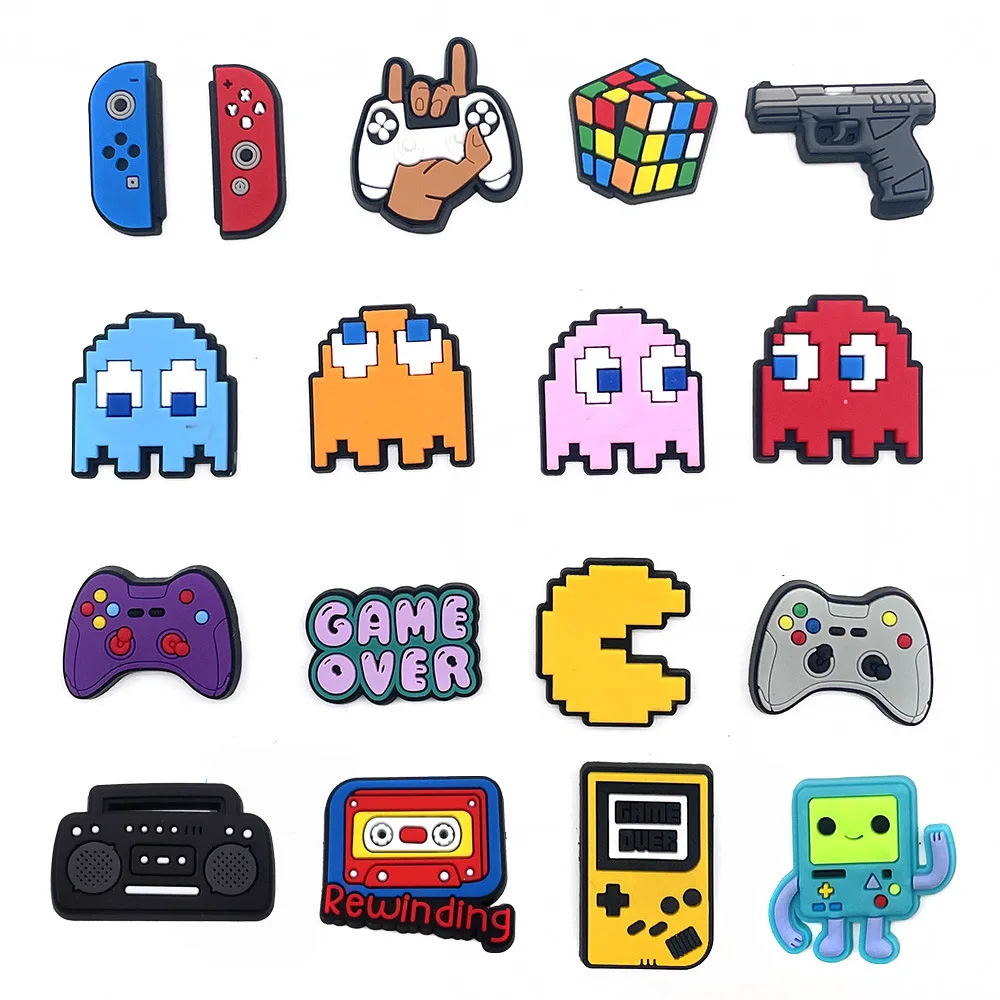 Retro Video Game Croc Charms For Women Men Shoe Pins Old School Games Cassette Controller Shoes Accessories JIBZ Gifts
Retro Video Game Croc Charms For Women Men Shoe Pins Old School Games Cassette Controller Shoes Accessories JIBZ Gifts