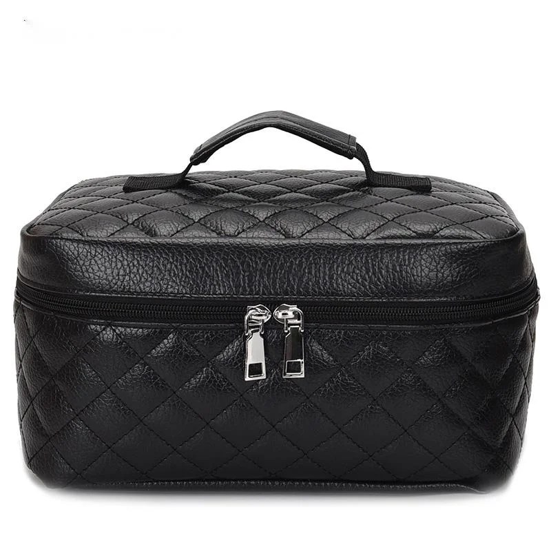 Cosmetic box new Quilted professional cosmetic bag women's large capacity storage handbag travel toiletry makeup bag sac
Cosmetic box new Quilted professional cosmetic bag women's large capacity storage handbag travel toiletry makeup bag sac