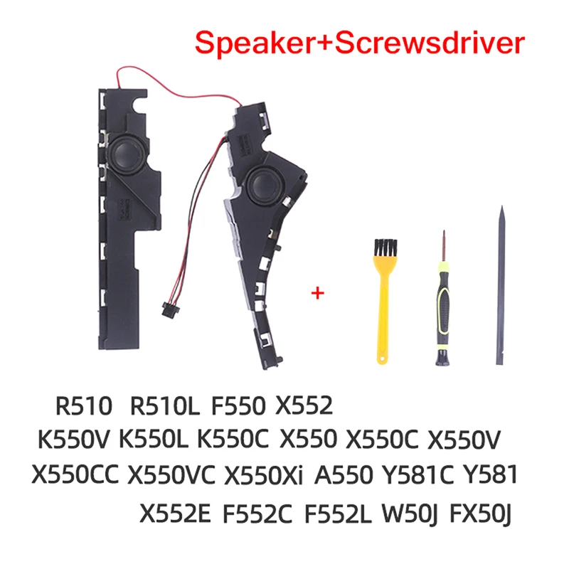 Speaker+Screwsdriver For ASUS X550 X550C/V/CC/VC/XI F550 F550J A550 A550J F552C/L W581L X552C Horn Computer Speaker Accessories 
Speaker+Screwsdriver For ASUS X550 X550C/V/CC/VC/XI F550 F550J A550 A550J F552C/L W581L X552C Horn Computer Speaker Accessories