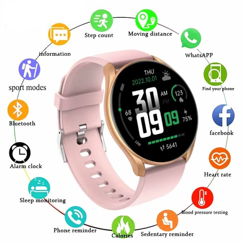 Original GTR1 New Smart Watch Woman Support Hebrew Heart Rate Monitoring Luxuriou Answer Call Dial Call Sport Smartband Watch
Original GTR1 New Smart Watch Woman Support Hebrew Heart Rate Monitoring Luxuriou Answer Call Dial Call Sport Smartband Watch