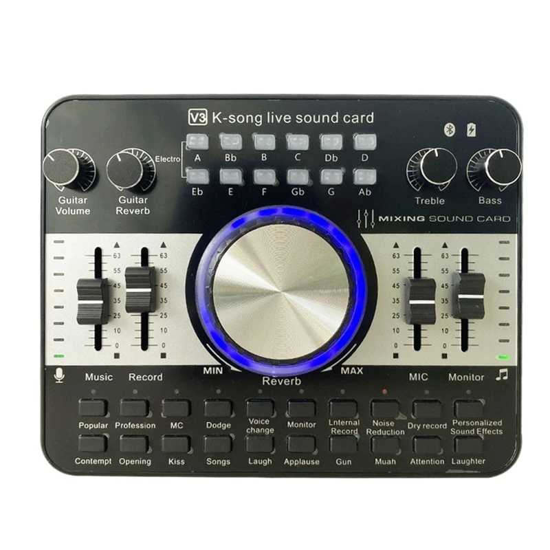 V3 Sound Card,Sound Mixer Board For Voice Changer Live Sound Card For Karaoke Multifunctional Audio Mixer
V3 Sound Card,Sound Mixer Board For Voice Changer Live Sound Card For Karaoke Multifunctional Audio Mixer