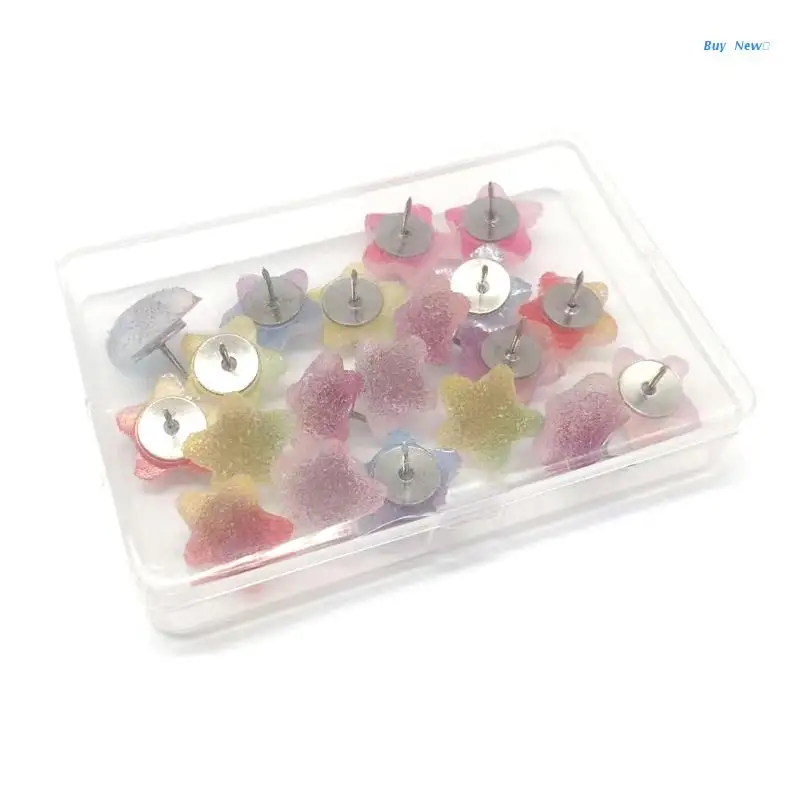 30Pcs Small Star Pushpins with Box Small Thumb Tacks for Kindergarten DIY Photo Wall Office Bulletin Boards Cork Board
30Pcs Small Star Pushpins with Box Small Thumb Tacks for Kindergarten DIY Photo Wall Office Bulletin Boards Cork Board