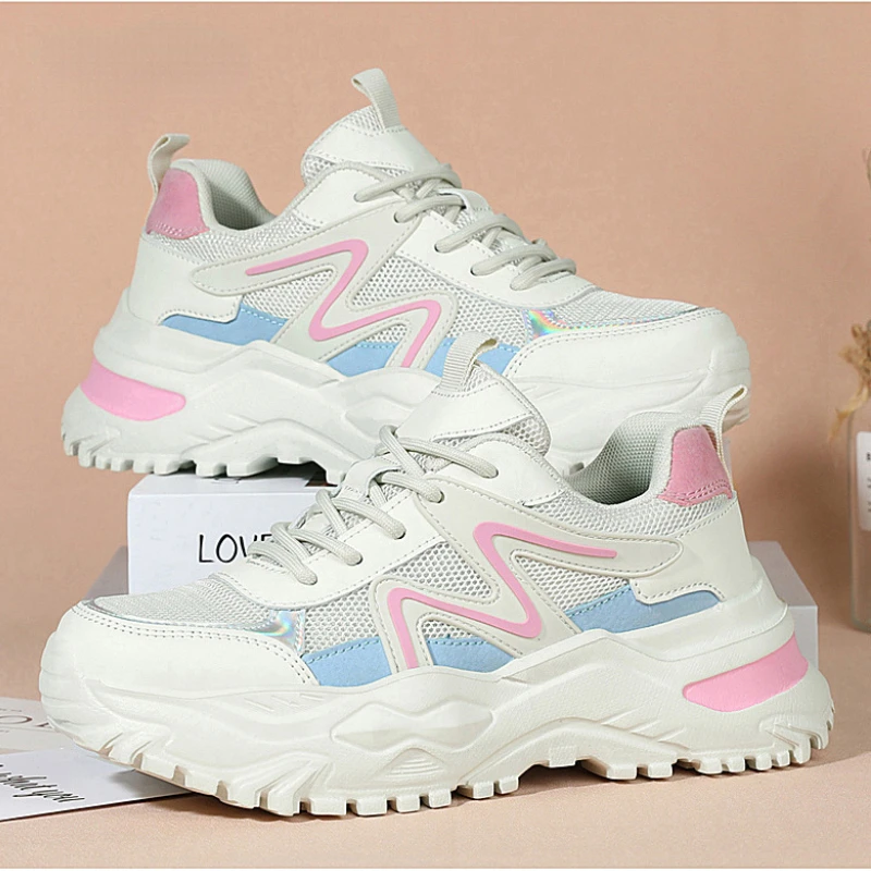 Plus Size 35-43 Women Net Sneakers White Vulcanize Shoes Female Platform Running Sneakers Ladies Black Casual Shoes
Plus Size 35-43 Women Net Sneakers White Vulcanize Shoes Female Platform Running Sneakers Ladies Black Casual Shoes