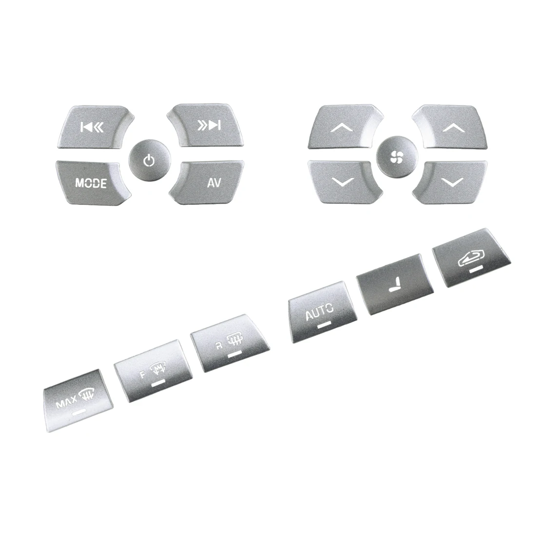 16Pcs Front Alloy Air Conditioning Button Decoration Sticker Cover Trim Fit for Jaguar XF 2015 2014 2013 2012 Silver
16Pcs Front Alloy Air Conditioning Button Decoration Sticker Cover Trim Fit for Jaguar XF 2015 2014 2013 2012 Silver
