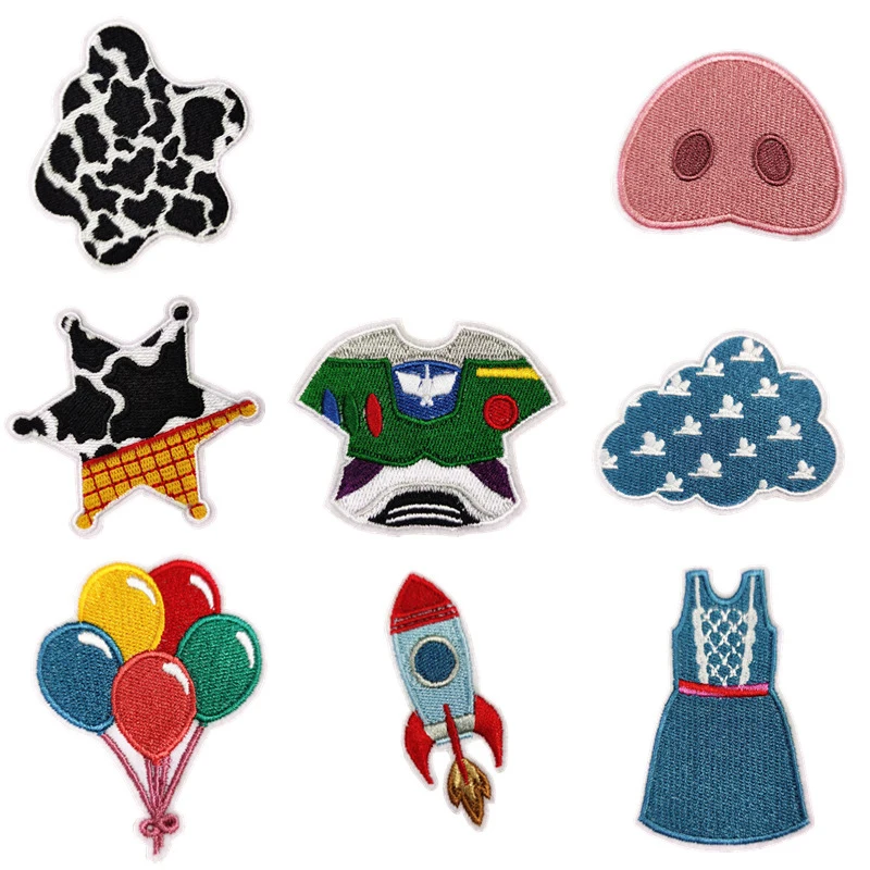 Hot Air Balloon Embroidery Patches Cartoon children's clothes Iron On Patches DIY Star Spaceship badges Hot melt patches 
Hot Air Balloon Embroidery Patches Cartoon children's clothes Iron On Patches DIY Star Spaceship badges Hot melt patches