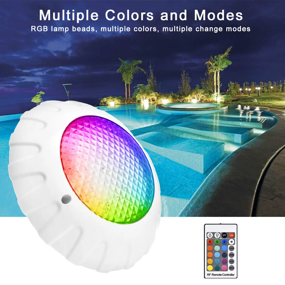 1pc Swimming Pool Light ABS Plastic DC12V RGB LED Underwater Light IP68 Waterproof SPA Lights Lamp 38W 23.5x5.5cm
1pc Swimming Pool Light ABS Plastic DC12V RGB LED Underwater Light IP68 Waterproof SPA Lights Lamp 38W 23.5x5.5cm