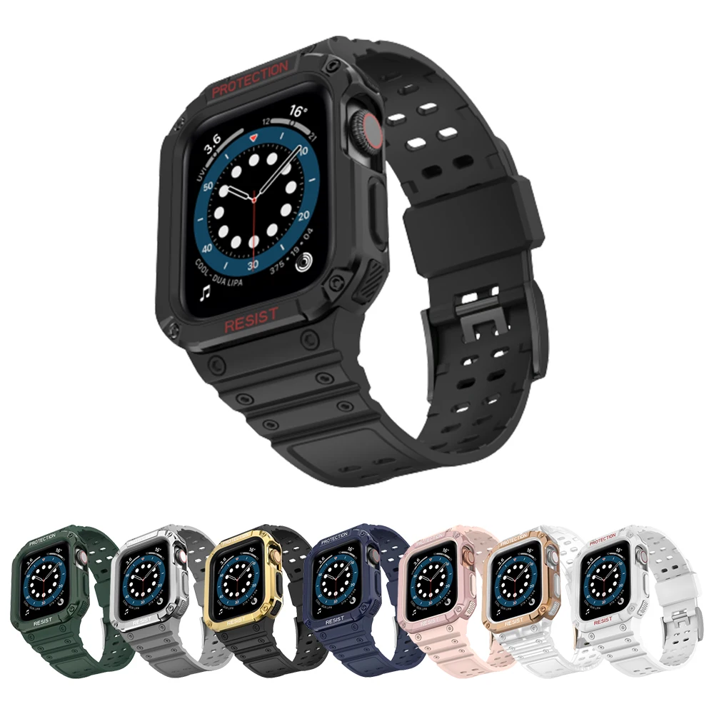 Ремешок совместимый с Apple Watch Band 45 мм 41 мм 44 мм 40 мм, противоударный Прочный браслет для iWatch Series 7 SE 6 5 4 3 2 1
Ремешок совместимый с Apple Watch Band 45 мм 41 мм 44 мм 40 мм, противоударный Прочный браслет для iWatch Series 7 SE 6 5 4 3 2 1