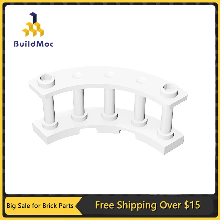 10Pcs MOC Parts 30056 Fence 4 x 4 x 2 Quarter Round Spindled with 2 Studs Compatible Brick DIY Building Block Particle Kid Toy
10Pcs MOC Parts 30056 Fence 4 x 4 x 2 Quarter Round Spindled with 2 Studs Compatible Brick DIY Building Block Particle Kid Toy