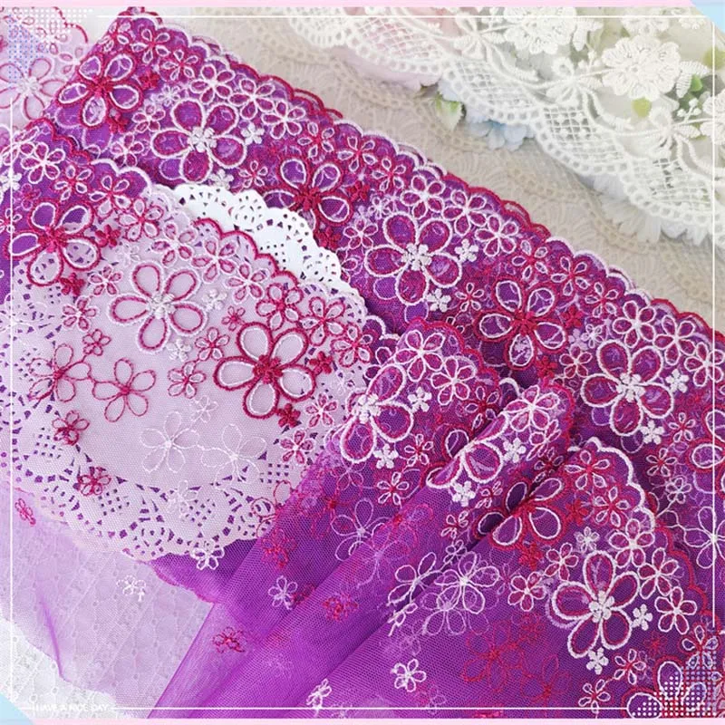28Yards Lace Trim Purple Flowers Lace Fabric DIY Lingerie Bra Sewing Accessories For Clothing Sewing Crafts
28Yards Lace Trim Purple Flowers Lace Fabric DIY Lingerie Bra Sewing Accessories For Clothing Sewing Crafts